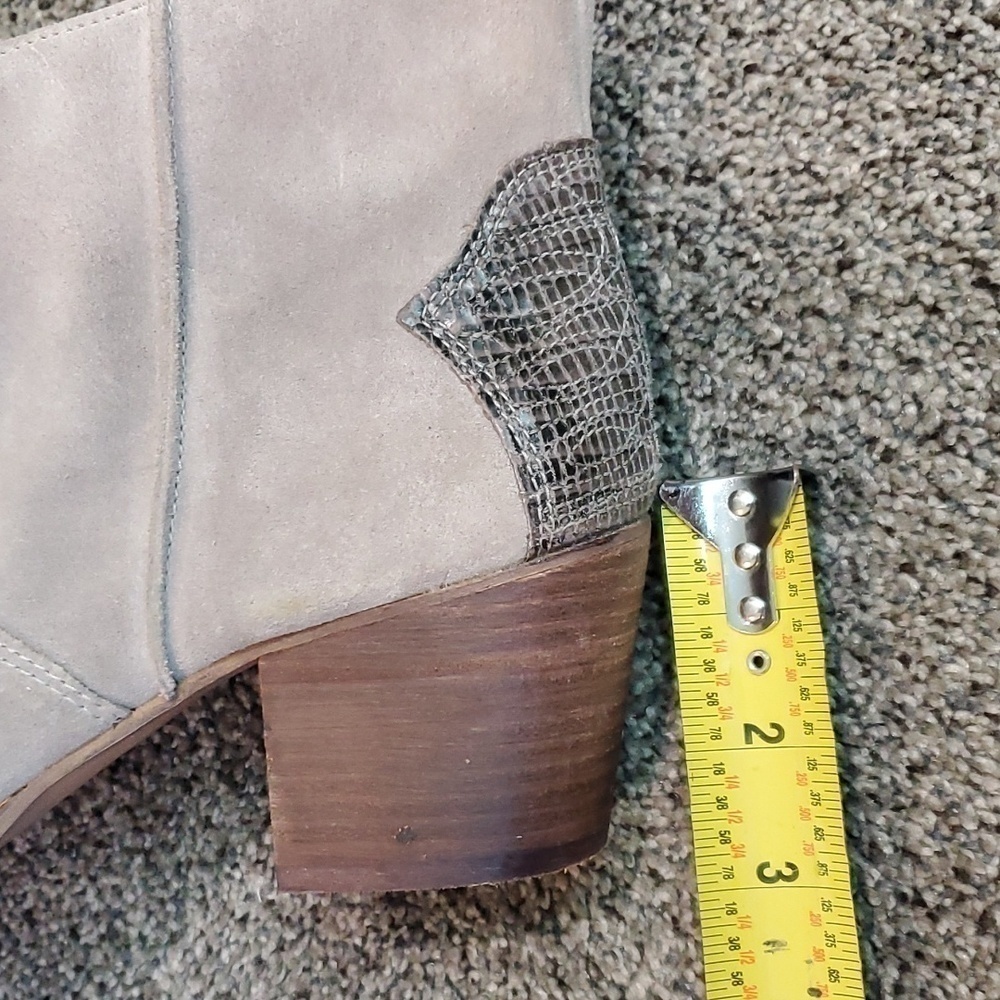 Marc Fisher Women Comfort Leather Heels Boots shoes sz 10M - Picture 16 of 16